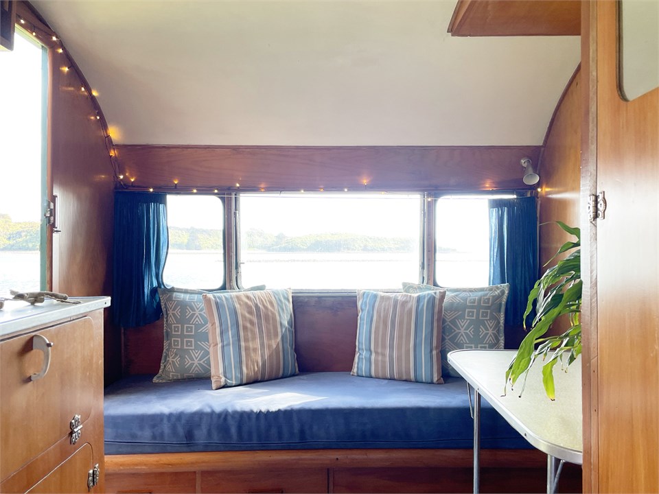 Wake Up Next To The Sea In The Vintage Caravan