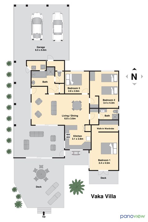 Floor Plan Vaka Villa