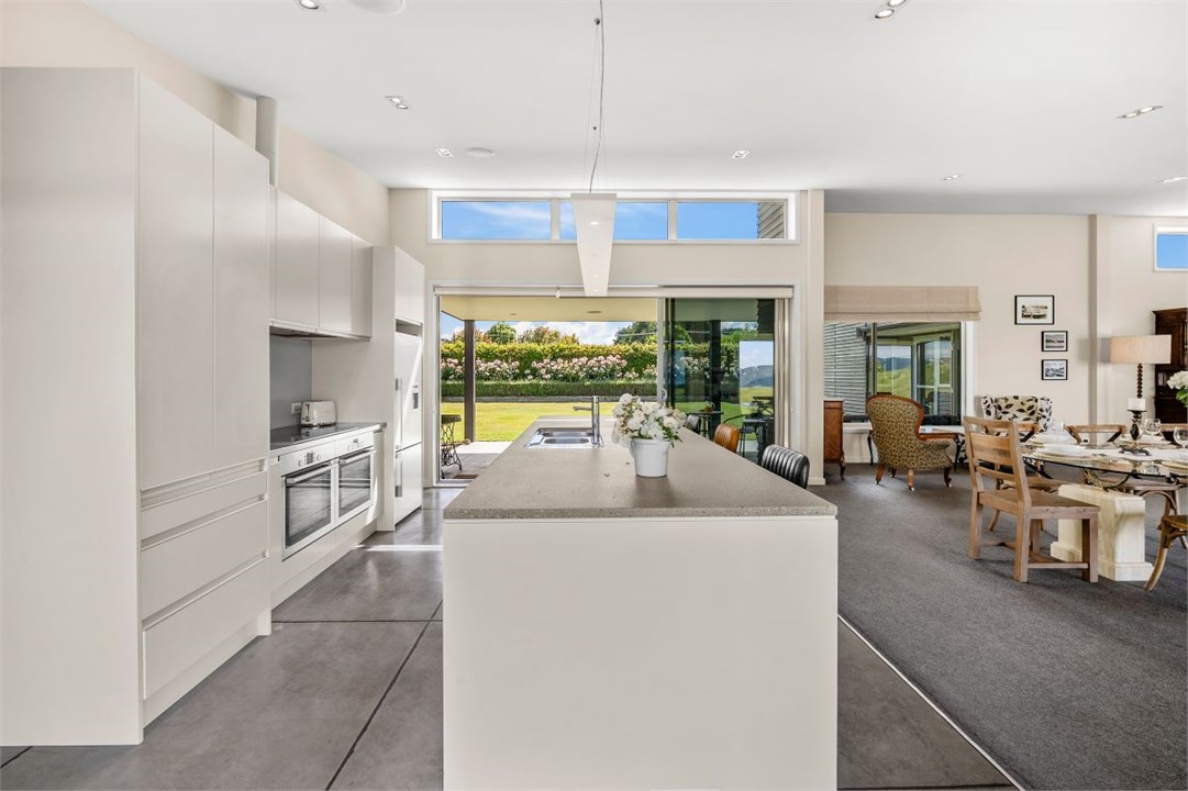 Well equipped kitchen with indoor/outdoor flow.