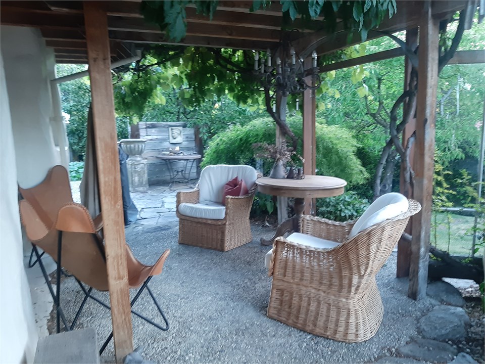 Undercover cosy nook.