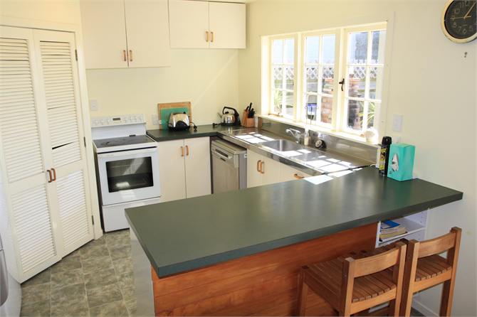 Open plan kitchen and living downstairs