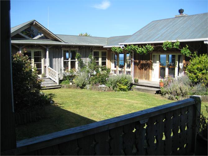 Inner garden view from self-contined unit