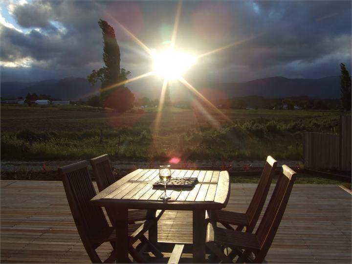 Very last of the day's sun!