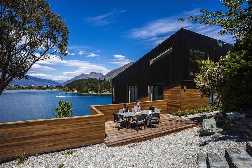 Multiple outdoor living areas