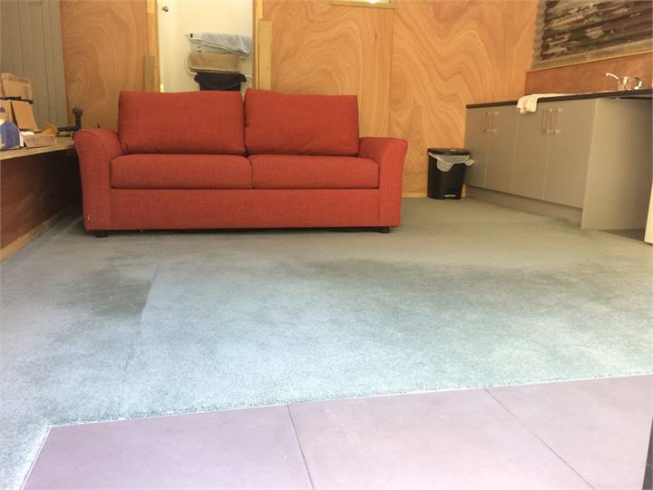 Downstairs fold out Bed