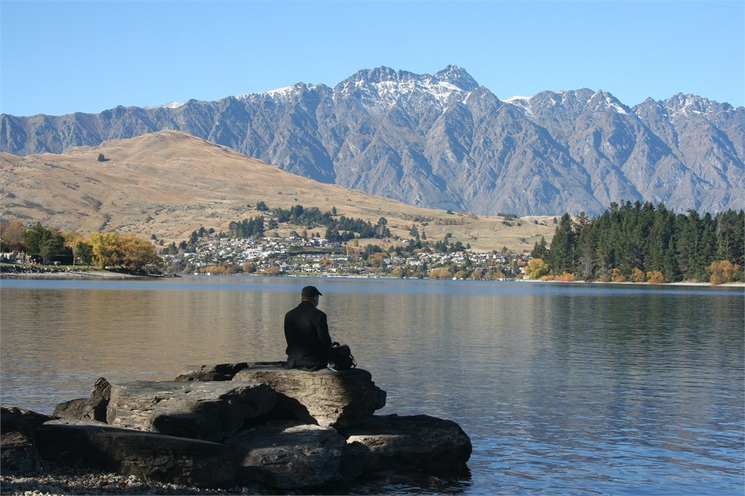 The stunning shoreline in front of The Bay House