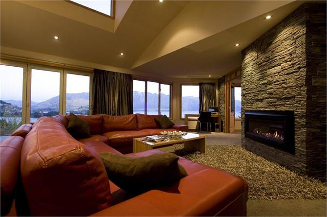 Lounge and Fireplace