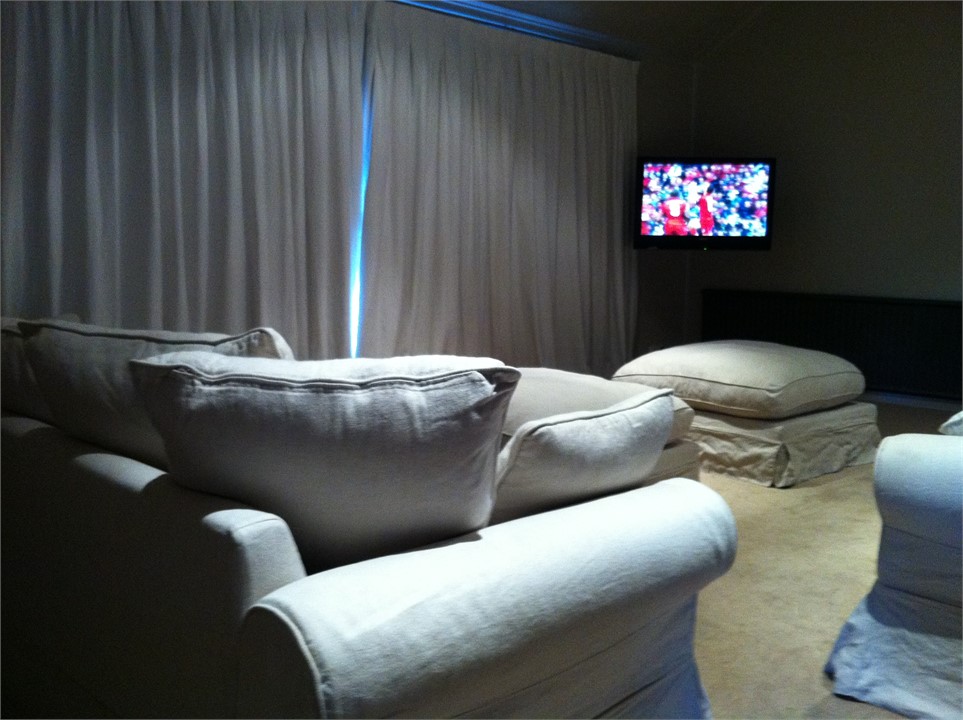 . . . draw the curtains and snuggle up