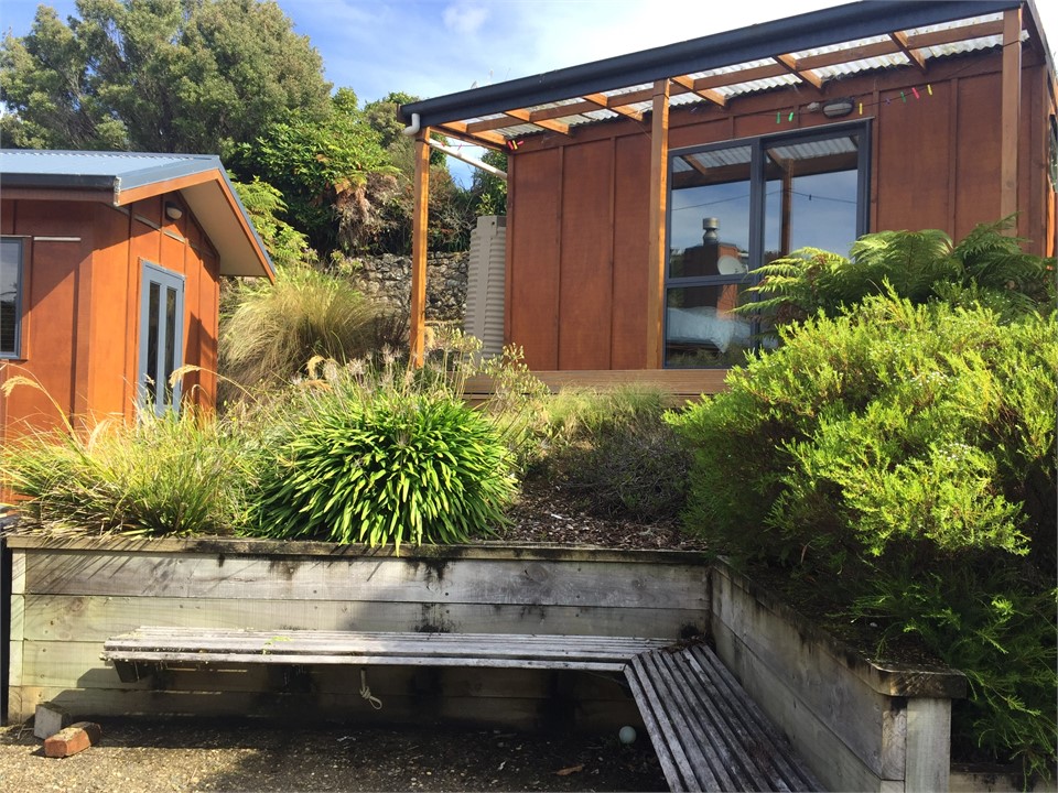 Outside barbecue area