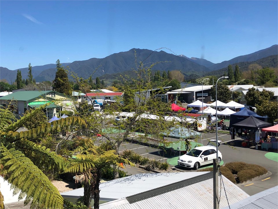 Village Market outside the house on Saturday