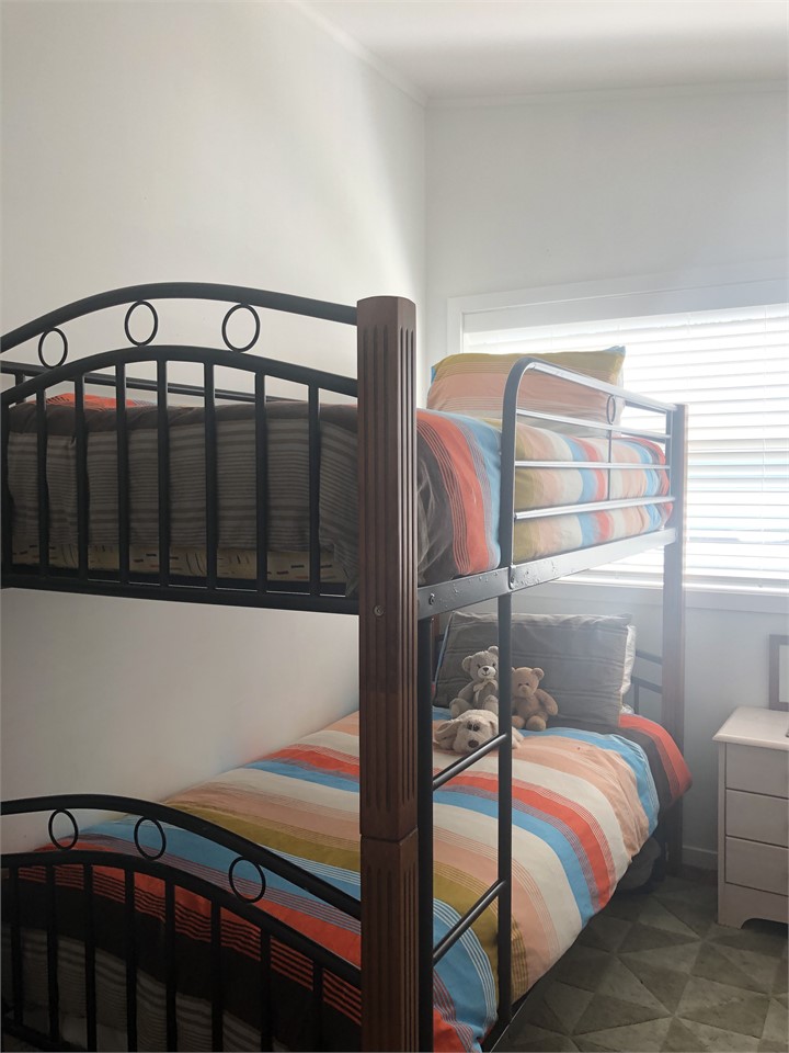 3rd bedroom with bunks