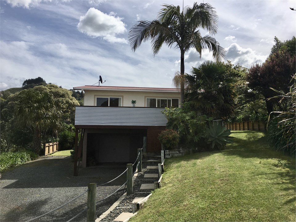 Beach house frontage