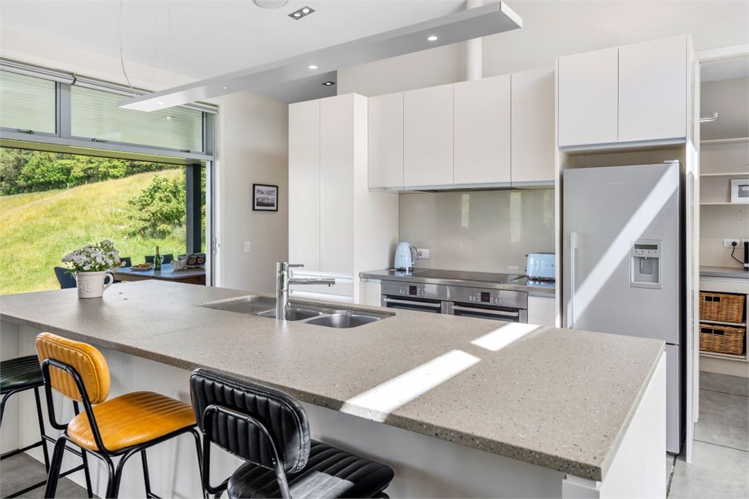 Kitchen with double ovens