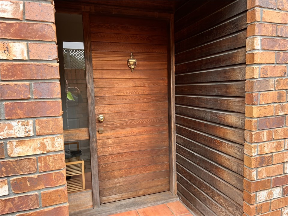 Front entrance to the property