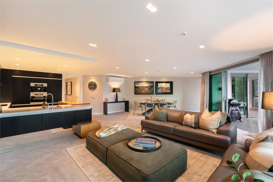 Sophisticated interiors and open plan living