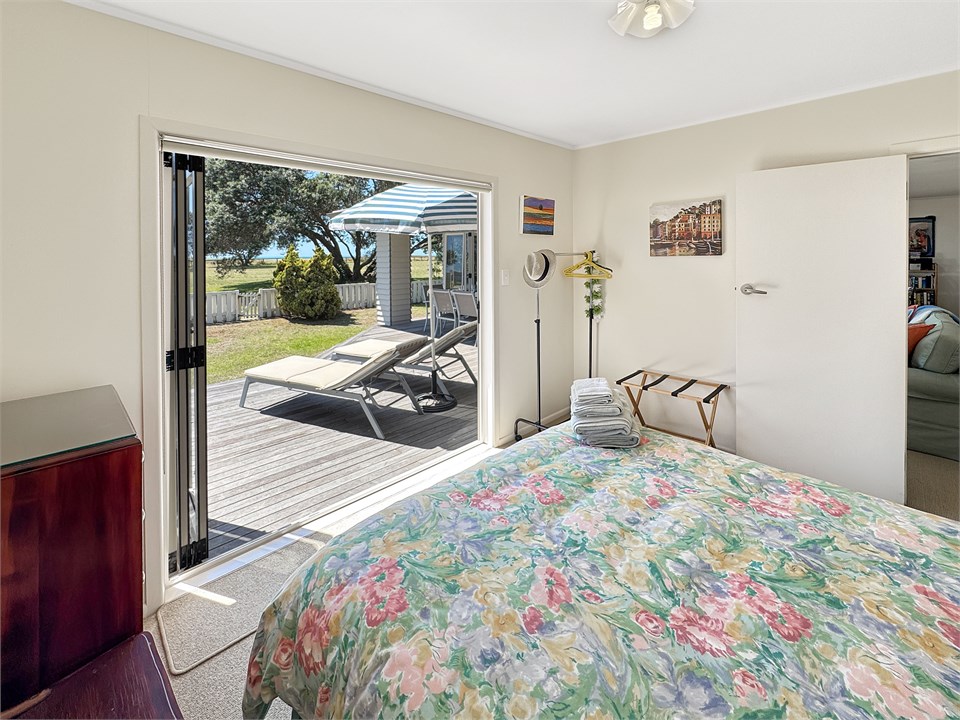 Doors out from second bedroom