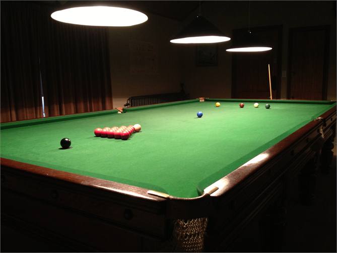The billiards room