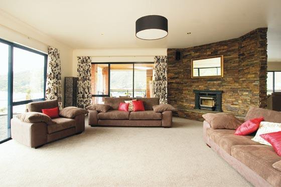 Spacious lounge with all the comforts of home