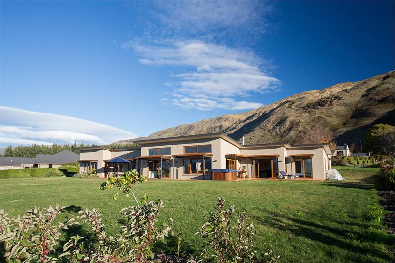 House and front lawn