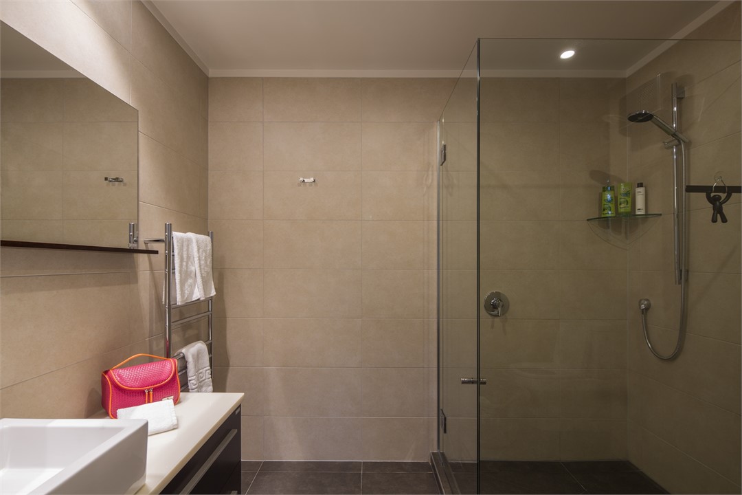 2.5 bathrooms with toiletries,towels & hair dryers