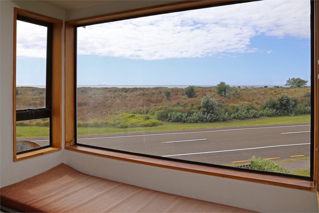 Sea views from lounge window