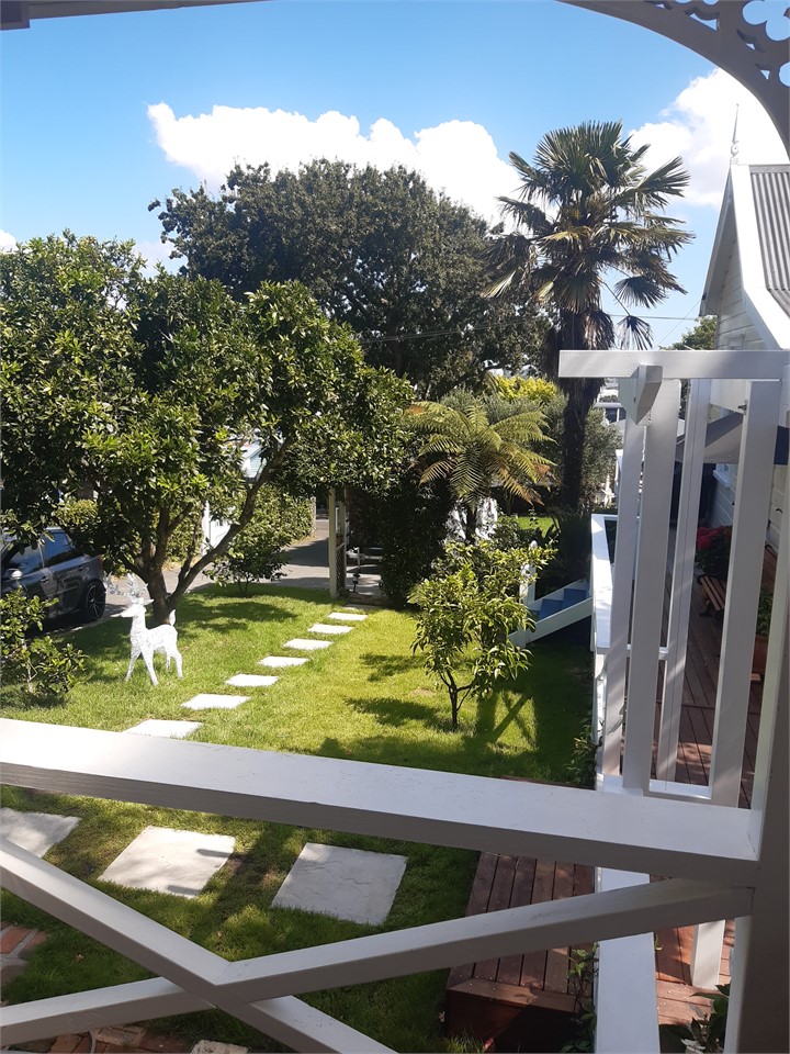 Garden view from veranda