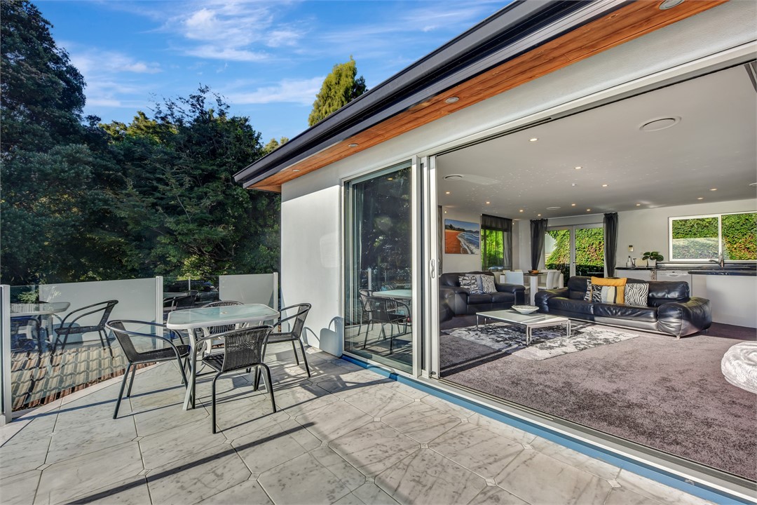 Patio in front of lounge