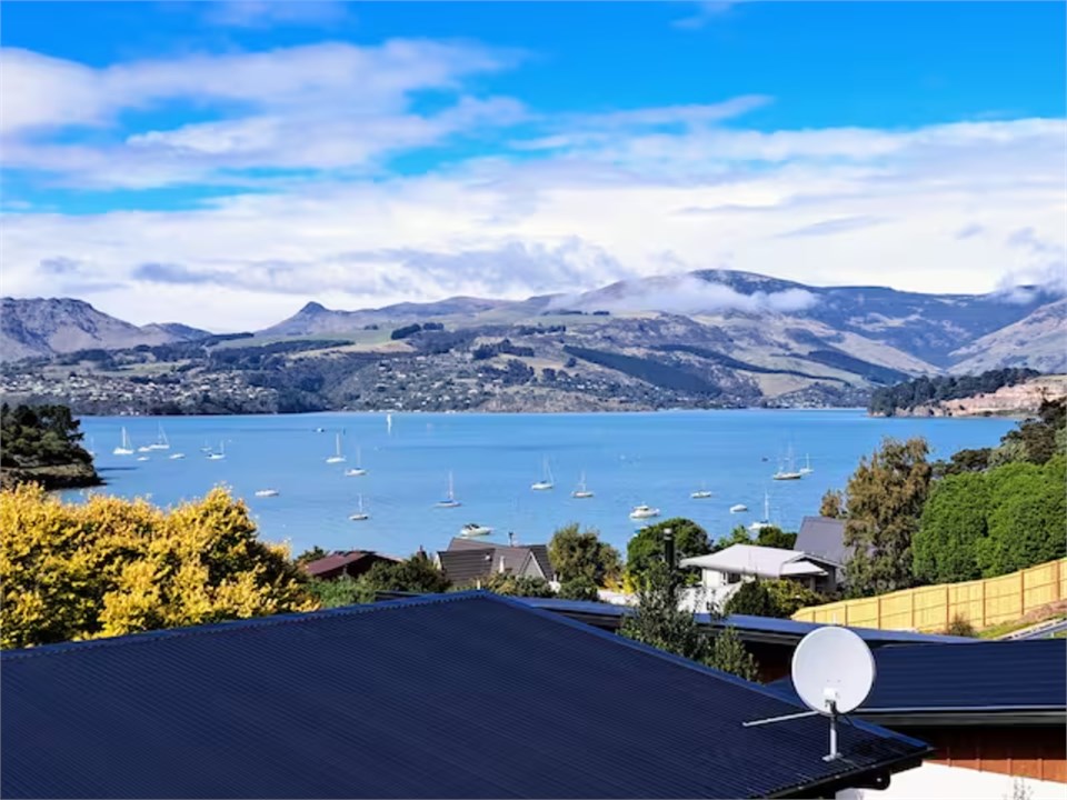 Stunning views across the harbour from parking dec