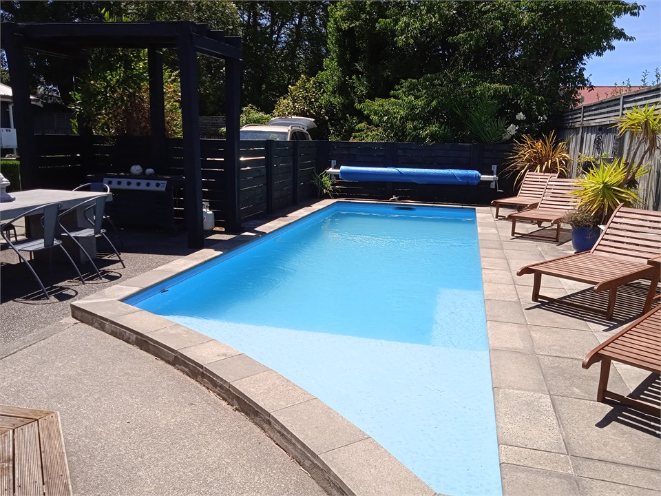 Lazy summer days by the heated pool. Shared with h