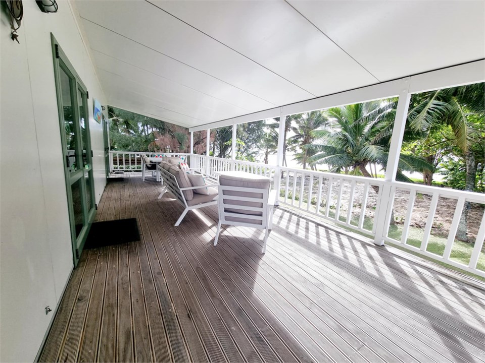 Spacious outdoor living area