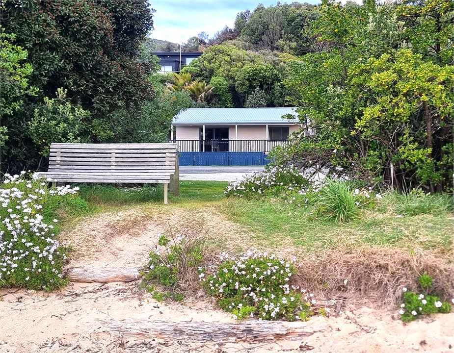 Beachaven Cottages taken from the beach