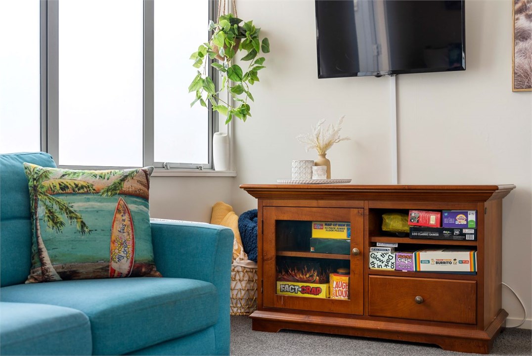 Living area of sleep-out