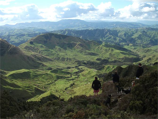 View from Aerial range