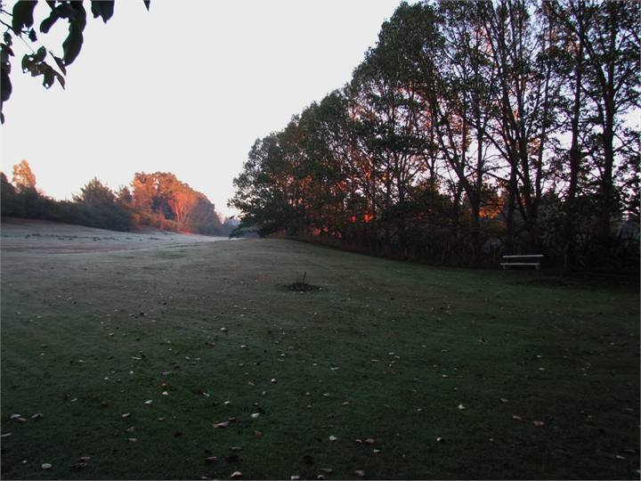 Sunrise at Nut Point Cottage