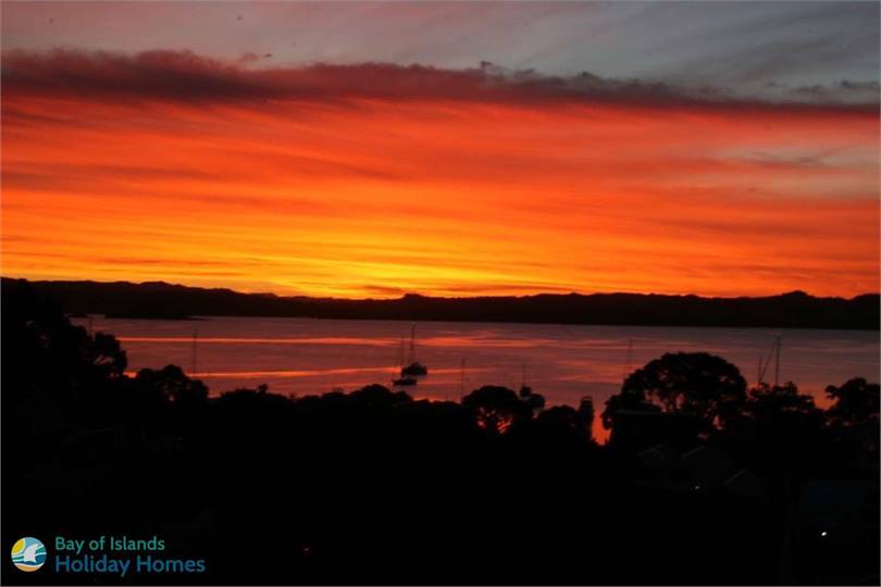 Sunset from the villa