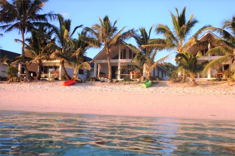 Cooks Bay Villas nearing sunset...