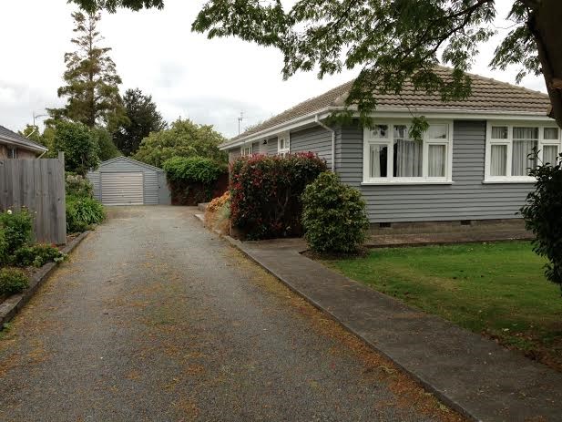 Driveway and entrance