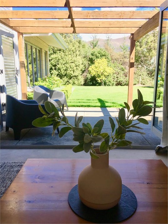 Bifolding doors off lounge to back garden