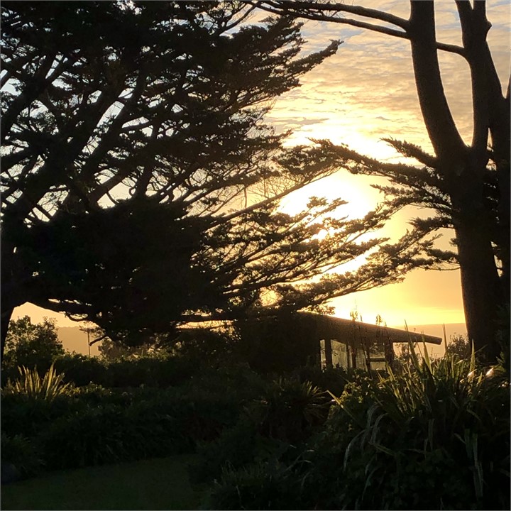 Enjoy sunsets from the look out on the cliff top