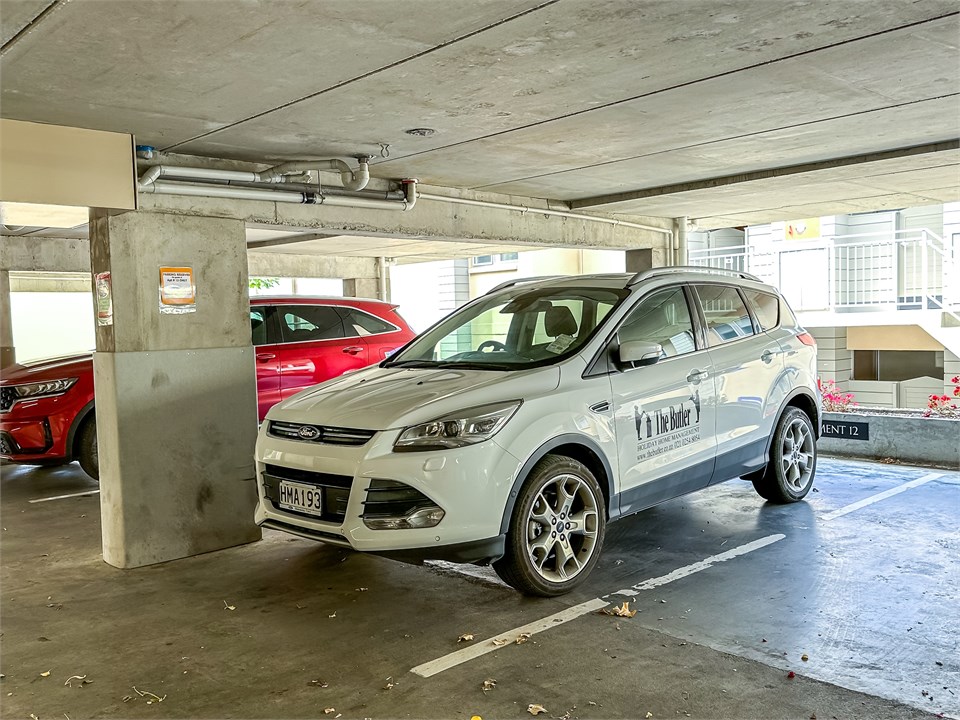 Designated covered carpark.  Height restrictions a