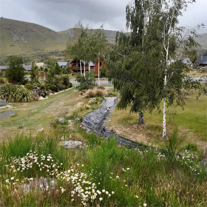 Water Slide at the Domain