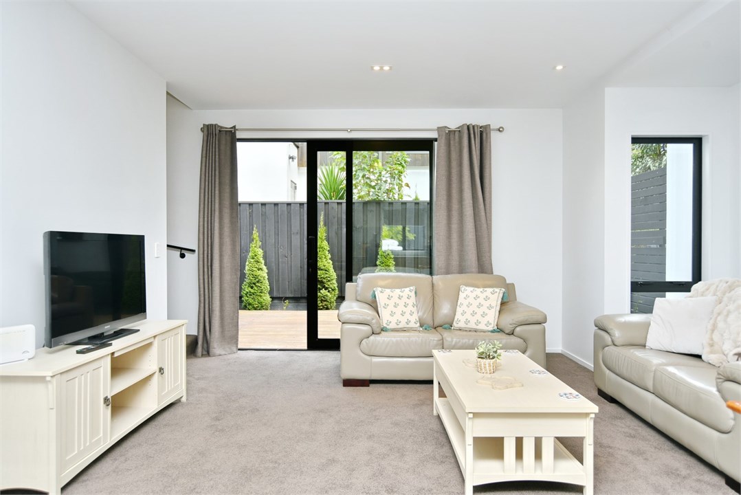 Relax in the open-plan living space with easy acce