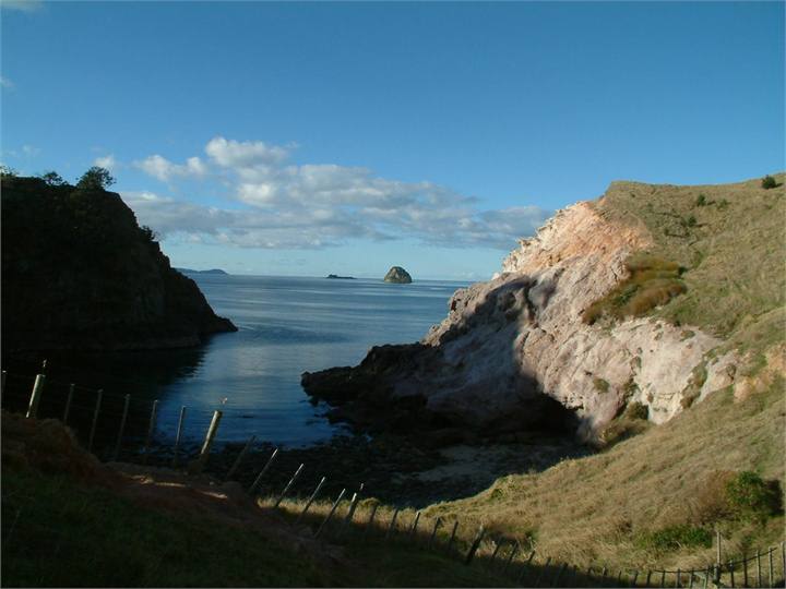 Crayfish Bay in shadow