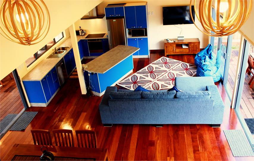 View from upstairs looking down