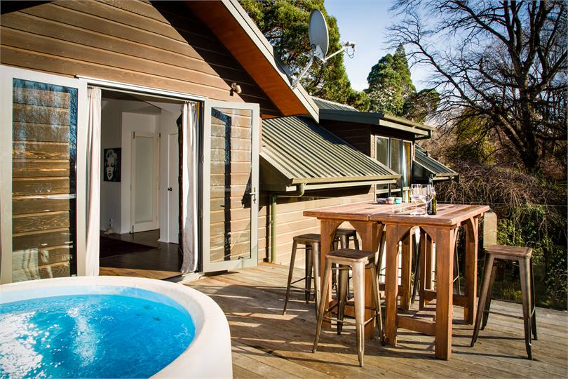 Spa on the top balcony 