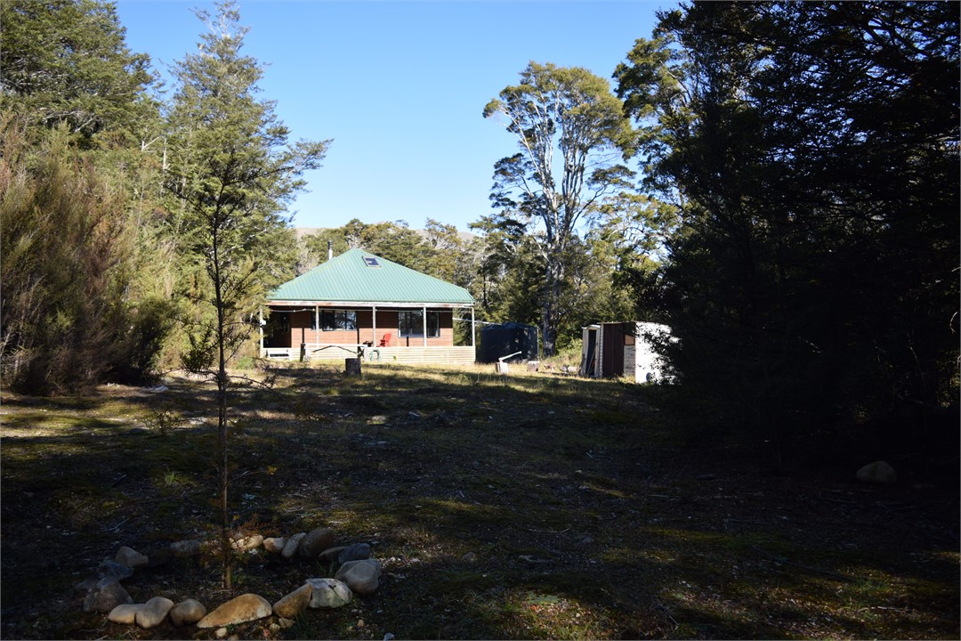 View from the backyard looking back towards the ho