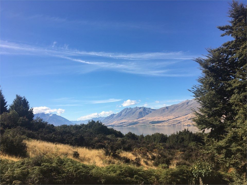 The amazing view from the lounge.