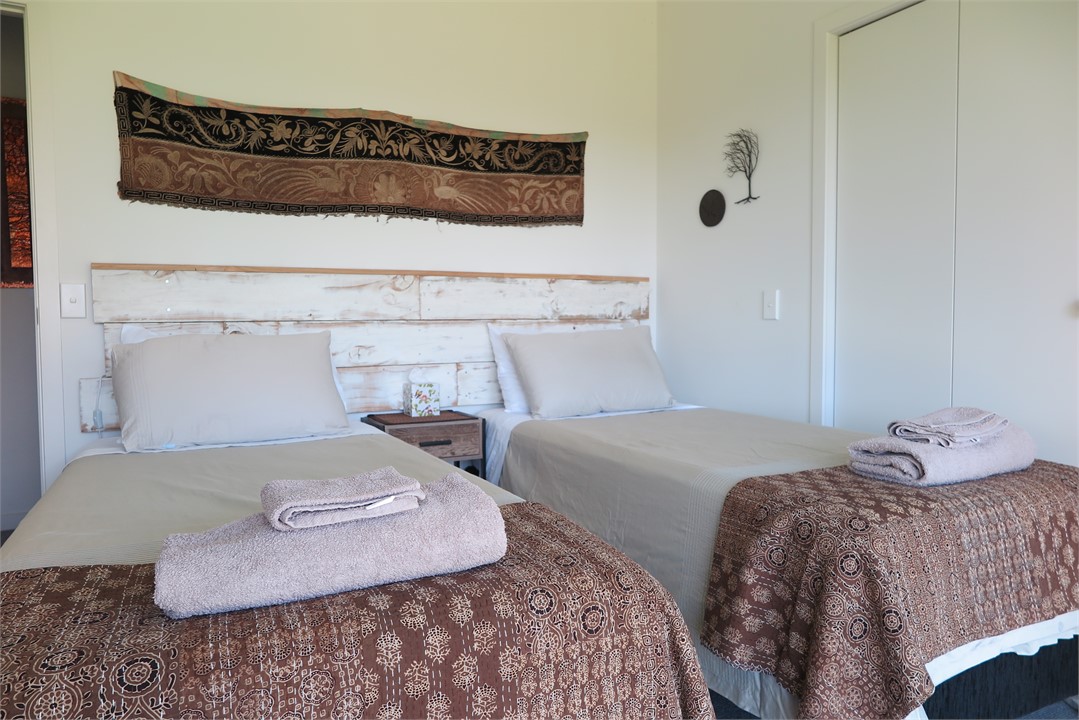 Bedroom 1 set as 2  singles (can be superking)