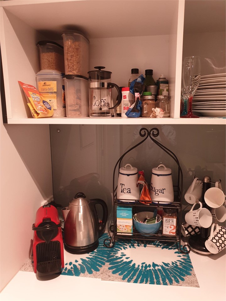 Breakfast items provided