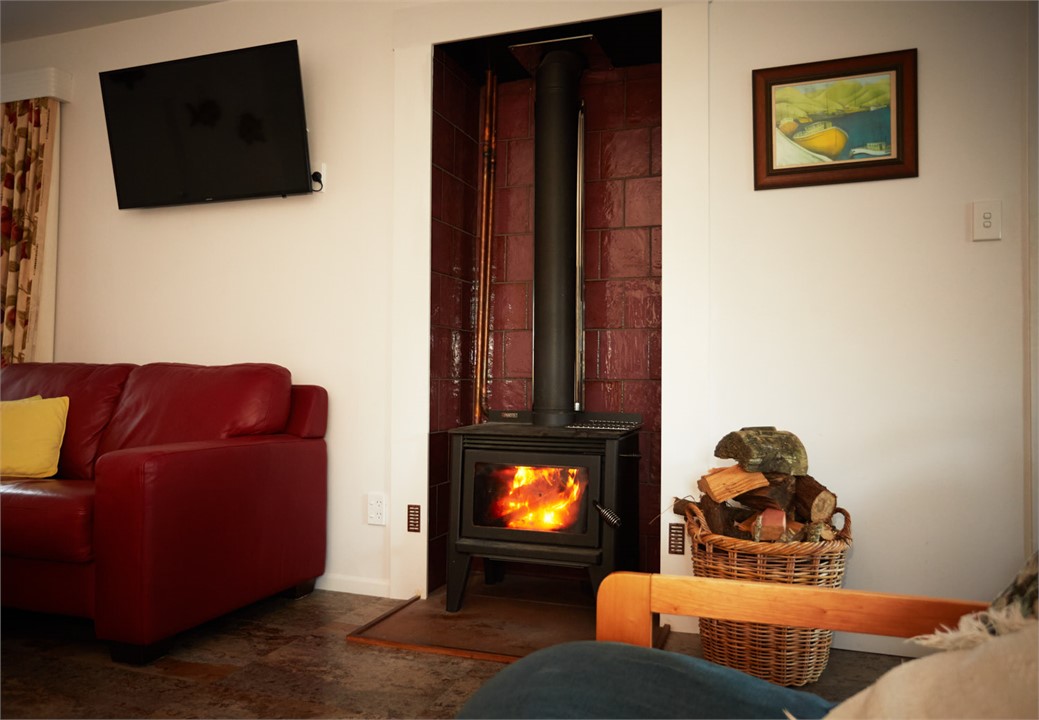 Plenty of firewood plus trolley for pine cone coll